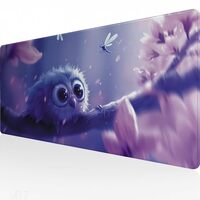 Large Mouse Pad Blue Desk Mat,Gaming Mouse Pad Owl,XXL Mouse Pads for Desk,Waterproof Desk Mousepad 