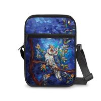 Kuiaobaty Owl Crossbody Bags for Women Satchel Purse for Party Unique Messenger Bag for Vacation Sma