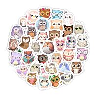 Owl Stickers for Water Bottle and Laptop - Woodland Animal Decorations, Party Favors & Gifts, Wa