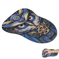 CAIRIAC Owl Mouse Pads, Non-Slip Rubber Base Pads for Office, Mouse Pad for Pain Relief,Waterproof M