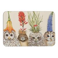 Fall Classic Owl Funny Welcome Door Mat Outdoor Entrance Rug Floor Mats,Large Area Rug Carpets Non S