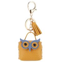 MDFREL Mini Coin Purse Keychain Cute Owl Keychain Owl Blessing Keyring Key Chain Pendant Coin Purse 