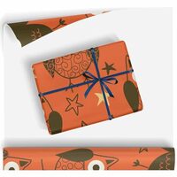 Wrapping Paper Halloween Halloween Owls Pattern Wrapping Paper For Halloween And Printed Great(Hallo