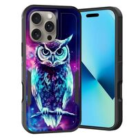 KJFHDJFDH for iPhone 16 Pro Case,Dual Layer Hybrid Heavy Duty Rugged Shockproof Hard PC +Soft Silico