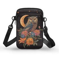 YECARYPOD Moon OwlWomens Cellphone Crossbody Phone Bag Cell Phone Purse Wallet Cross Body Bag Key Cr