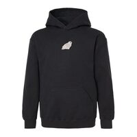PO snowy Owl bird embroidered pullover hoodie sweatshirt, custom embroidery pullover sweat hoodie, w