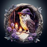 Wooden Puzzle for Adults-3D Visual Effect Witch Owl Wooden Puzzle Unique Shape Advanced Wooden Jigsa