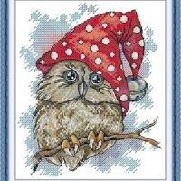 Qeerysew Cross Stitch Kits Stamped Full Range of Embroidery Starter Kits for Beginners DIY - Printed