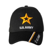 Artisan Owl Officially Licensed US Army with Logo Shadow on Bill Baseball Cap