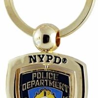 Artisan Owl NYPD New York City Police Keychain - Souvenir Keyring, Collectible Gift for NYC Enthusia
