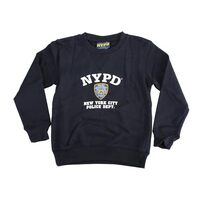 Artisan Owl NYPD New York City Police Department Crew Neck Sweatshirt - Comfortable Embroidered Poli