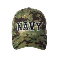 Artisan Owl Officially Licensed Navy NWU III Embroidered Baseball Cap, Camo