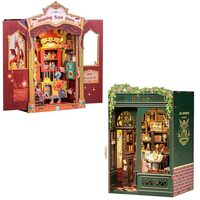 Fsolis Book Nook Kit OWL Bookstore - Amazing Toys Store (2pcs)