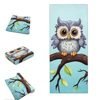 KHiry Microfiber Towel Owls on a Branch Towels for Beach Quick Dry Towel Soft Lightweight Travel Tow