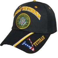 Artisan Owl Officially Licensed US Army Veteran and Emblem Embroidered Baseball Cap