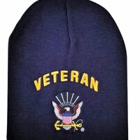 Artisan Owl Officially Licensed Veteran Navy Eagle Beanie