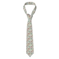 Vosery Ties For Men - Cute Owl Ties For Men, Printed Neckties For Work, Wedding, Party, Activities