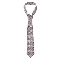 Vosery Ties For Men - Glasses Owl Ties For Men, Printed Neckties For Wedding, Party, Activities