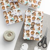 Owl Wrapping Papers, Cute Owls Wrapping Paper Roll, Sleepy Owls Wrapping Paper Roll, Boss Owls Wrapp