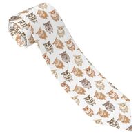 Buewutiry Ties for Men - Comfort Simple Cute Owls Men's Neckties for Business Wedding Birthday 