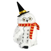 Wizard Owl Plush Toy with Glasses, Scarf, and Hat – Cute Magical Owl Stuffed Animal for Kids, 