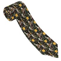 Novastar Ties for Men - Comfort Owl Moon Flowers Men's Neckties for Business Wedding Father