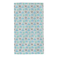 Salelf Owl Bathroom Hand Towels Absorbent Microfiber Gym Towels 15.7x27.5 inches Multi-Purpose Yoga 