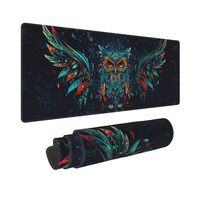 Owl Large Mouse Pad Extended Desk Mat for Keyboard and Mouses Gaming Rubber Keyboards Mats Home Offi