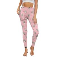 PCSJRKG Owl Star Printed Yoga Leggings for Women, Stretch Yoga Pants High Waisted Leggings Athletic 