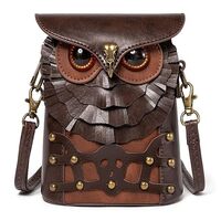 Small Crossbody Bag Shoulder Purse Leather Belt Pouch Travel Phone Holder Punk Medieval Vintage Fest