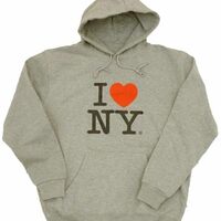 Artisan Owl I Love New York Hoodie Sweatshirt - Classic NY Logo Unisex Pullover for Travel, Casual, 