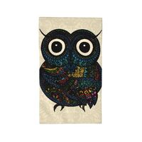 Salelf Owl with Mandala Bathroom Hand Towels Highly Absorbent Microfiber Gym Towels 16x27.5 inches M