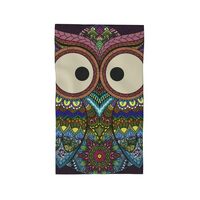 Salelf Boho Owl Bathroom Hand Towels Highly Absorbent Microfiber Gym Towels 16x27.5 inches Multi-Pur