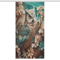 BFGWK Shower Curtain Waterproof Owl Printing Shower Curtains Bathroom Decor Bath Curtain Curtain for