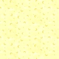Timeless Treasures - Owl Always Love You - Moons & Stars - Yellow