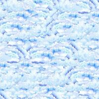 Timeless Treasures Owl Always Love You Packed Clouds Sky, Fabric by The Yard