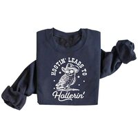 Tufusiur Hootin' Leads To Hollerin' Western Owl Sweatshirt Hootin Leads To Hollerin Hoodie