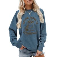 Hootin' Leads to Hollerin' Western Owl Sweatshirt Hootin Leads To Hollerin Shirt Fun Casua