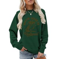 Hootin' Leads to Hollerin' Western Owl Sweatshirt Hootin Leads To Hollerin Shirt Fun Casua