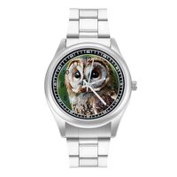 Tawny Owl Classic Watches for Men Fashion Graphic Watch Easy to Read for Work Workout