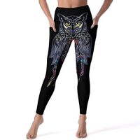 Women High Waisted Yoga Pants for Workout Leggings Gym Yoga Pants Owl Rainbow Dream Catcher Athletic