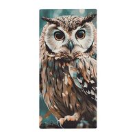 DWVTSLH Bath Towel Animal Cute Owl Printed Beach Towel Lightweight Towel Super Absorbent Bath Towel 