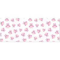 susiyo Cute Cartoon Pink Owl Gift Wrapping Paper Perfect for Wedding, Baby Shower, Valentine's 