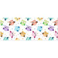 susiyo Colorful Owls Pattern Gift Wrapping Paper Perfect for Wedding, Baby Shower, Valentine's 