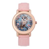 Magnificent Owl Classic Watches for Women Funny Graphic Ladies Wrist Watches Easy to Read