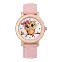 Cute Owl Women's Custom Watch Fashion Strap Wristwatches Gifts for Birthdays Valentine's D