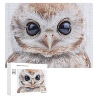 Cute Owl Wooden Puzzles Colorful DIY Picture Puzzle Home Decoration Creative Gifts 500 PCS