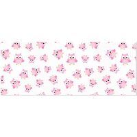 susiyo 2 Rolls Cute Cartoon Pink Owl Birthday Wrapping Paper Roll - Mini Wrapping Paper for Christma