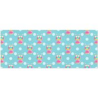 susiyo 2 Rolls Pattern with Owls and Cakes Birthday Wrapping Paper Roll - Mini Wrapping Paper for Ch