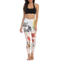 Women Stretchy Tummy Control Leggings, Soft Full-Length High Waist Yoga Pants, Workout Sports Runnin